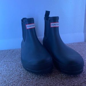 Black Hunter Chelsea Boots